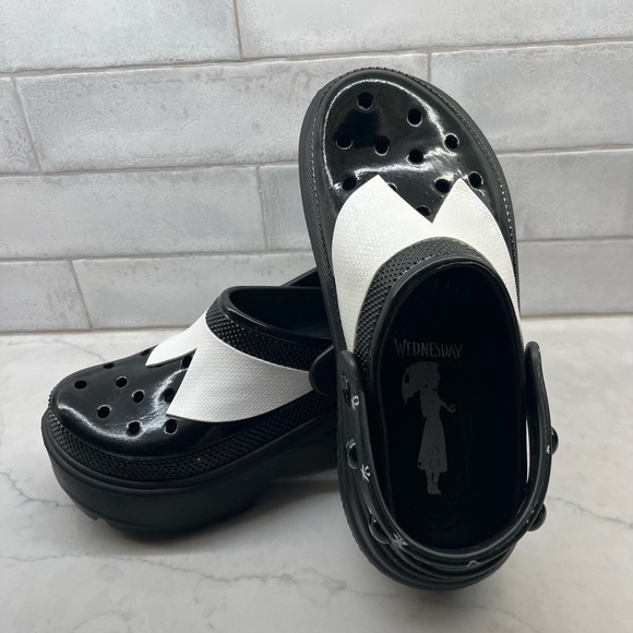 CROCS X WEDNESDAY platform clogs - Picture 6 of 7